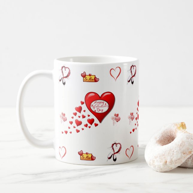 Mug La Saint Valentin en boue (Avec donut)