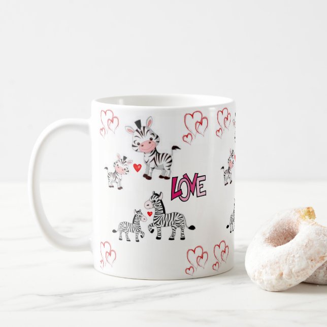 Mug La Saint Valentin en boue (Avec donut)
