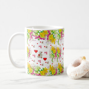 Mug La Saint-Valentin, les grenouilles