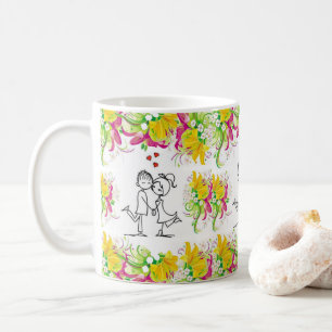 Mug La Saint-Valentin, les grenouilles