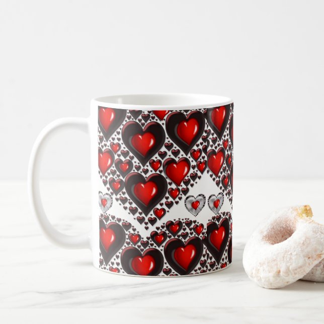Mug La Saint-Valentin, les grenouilles (Avec donut)