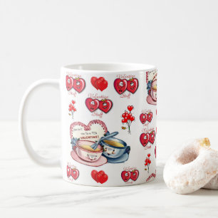 Mug La Saint-Valentin, les grenouilles
