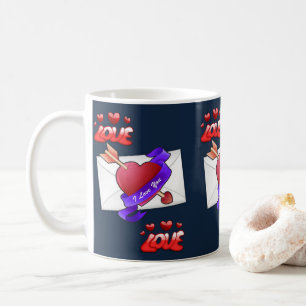 Mug La Saint-Valentin, les grenouilles