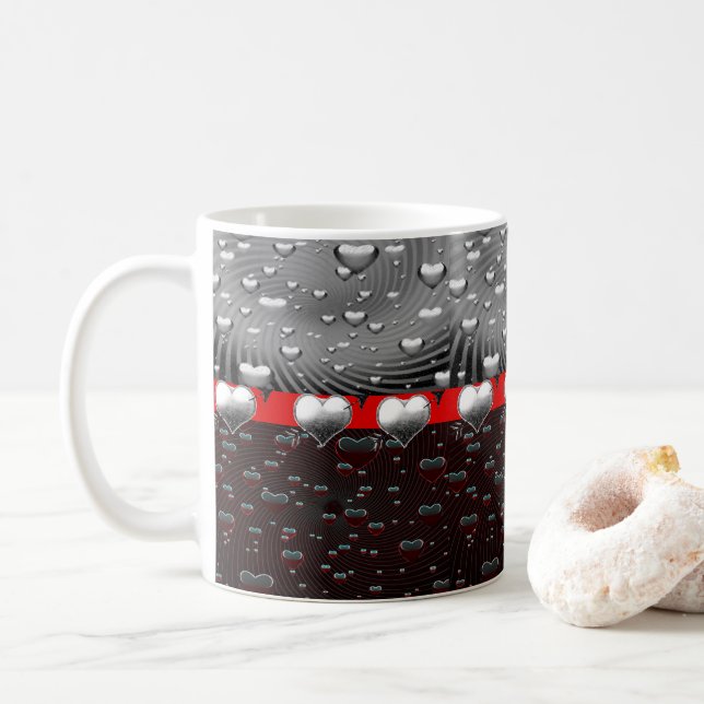 Mug La Saint-Valentin, les grenouilles (Avec donut)
