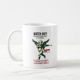 Mug La Saint Valentin moderne Cupidon le Sniper