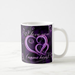 Mug La Saint-Valentin personnalisent les coeurs