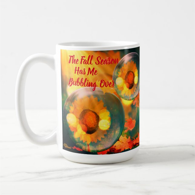 Mug La Saison D'Automne Me Fait Bouger (Gauche)