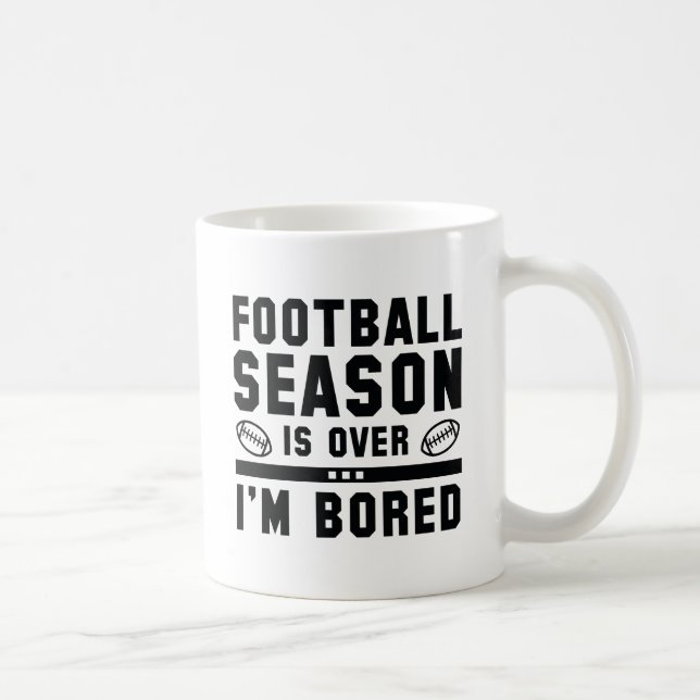 Mug La saison du football est terminée (Droite)