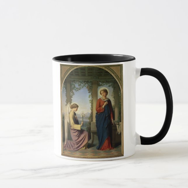 Mug La salutation angélique, ou l'annonce, 1860 (Droite)
