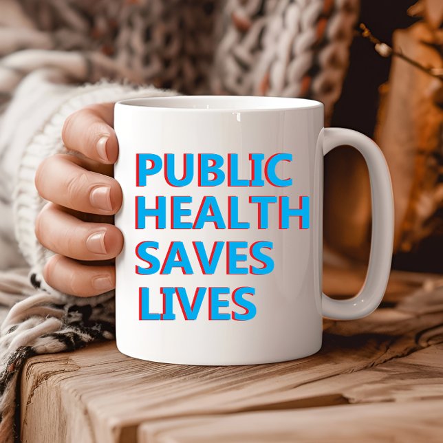 Mug la santé publique sauve des vies (Créateur téléchargé)