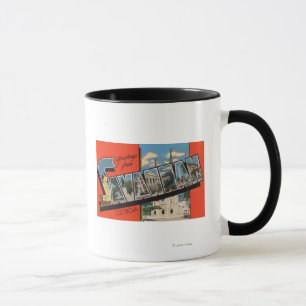 Mug La savane, la Géorgie - grandes scènes 2 de lettre