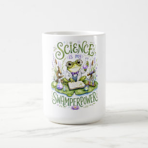 Mug La science est ma grenouille superpuissante scient