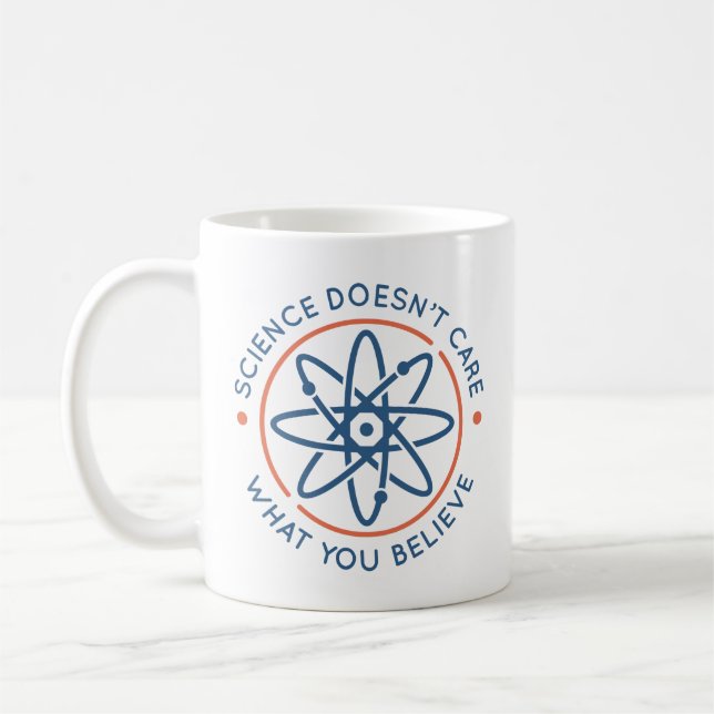 Mug La science ne se soucie pas de ce que vous croyez (Gauche)