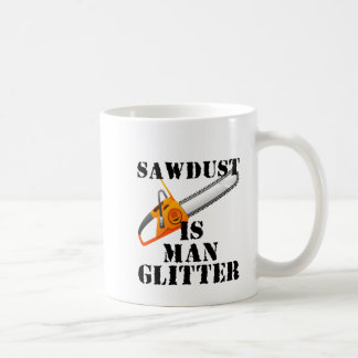 Mug La sciure est des parties scintillantes d'homme