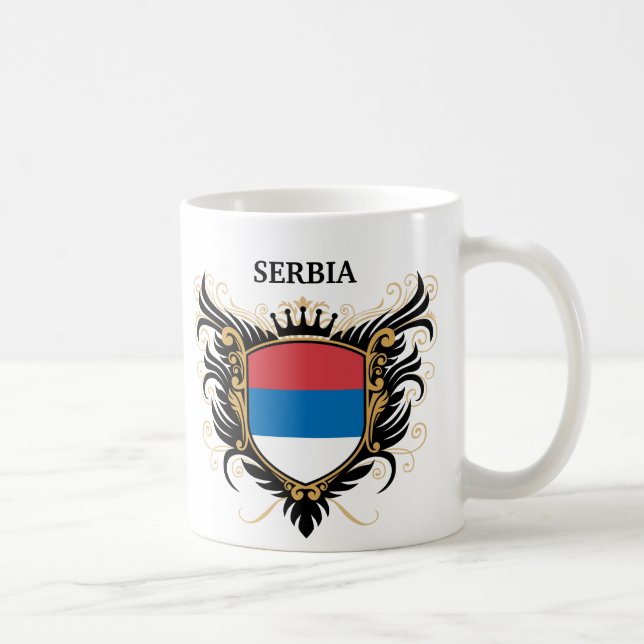 Mug La Serbie [personnalisez] (Droite)