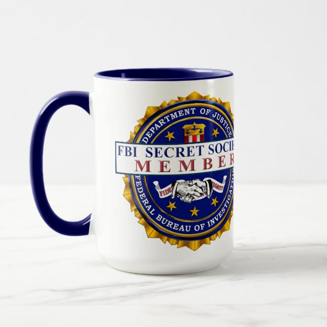MUG LA SOCIÉTÉ SECRET DU FBI COVFEFE JUMBO (Gauche)