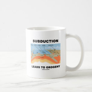 Mug La subduction mène à l'orogénie (l'humour de