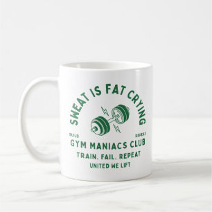 Mug La sueur est la graisse qui pleure pour les fous d