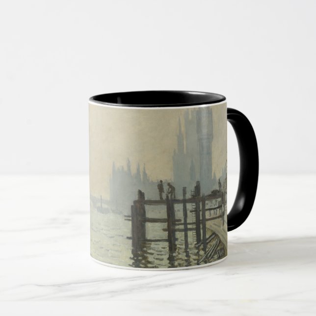 Mug La Tamise au-dessous de Westminster par Claude Mon (Devant droit)
