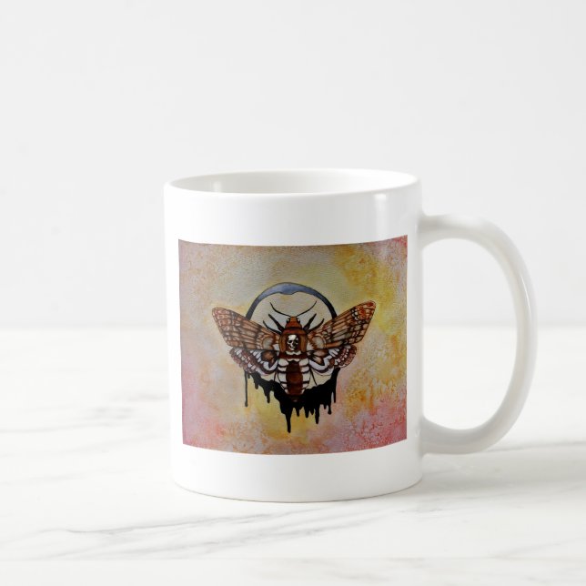 Mug La teigne de faucon de la tête de mort (Droite)