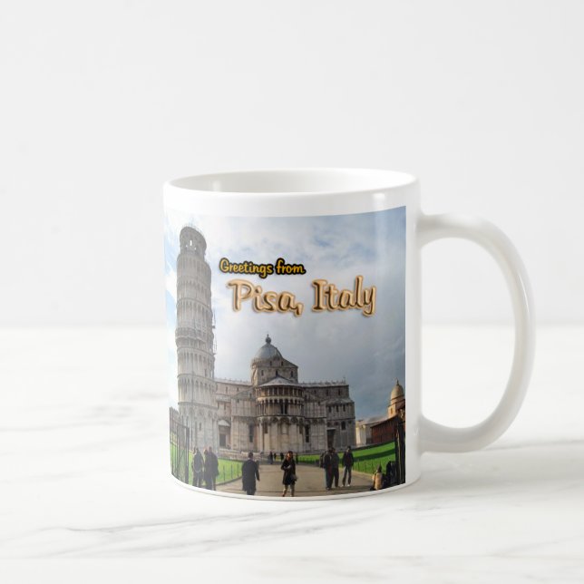 Mug La tour penchée de Pise, Italie (Droite)