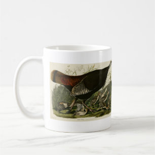 Mug La Turquie sauvage des oiseaux d'Amérique d'Audubo