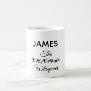 Mug La typographie mignonne drôle de Whisperer de