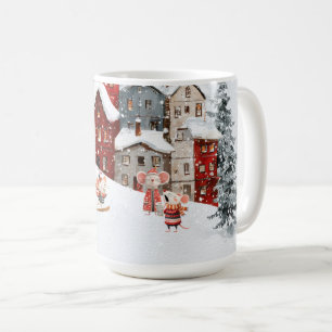 Mug La vie à Mice Town - C'est l'hiver !