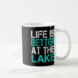 Mug La Vie Amusante Est Meilleure Au Lac Camping Summe
