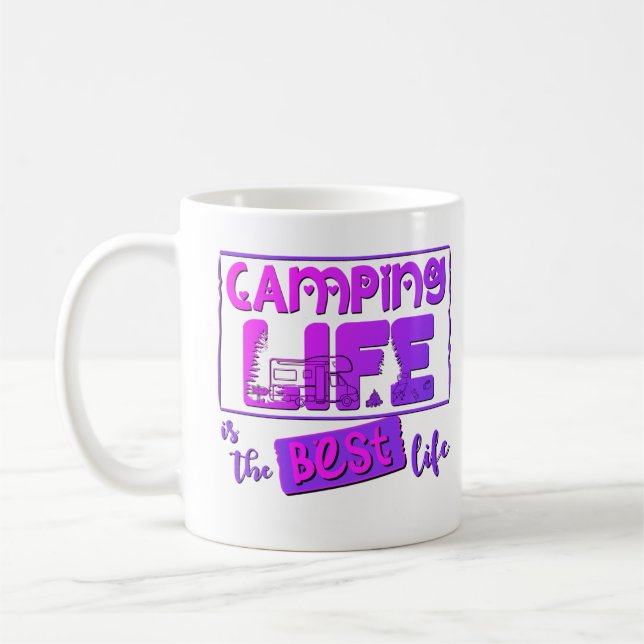 Mug La vie de camping (Gauche)