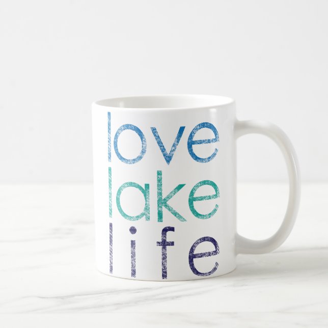 Mug La vie de lac love (Droite)