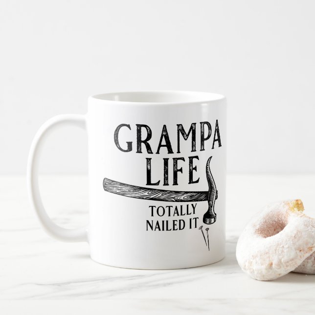 Mug La vie de Papi a réussi ! (Avec donut)