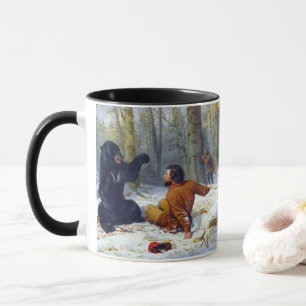 Mug La vie d'un chasseur Un saccage Arthur Tait 1856