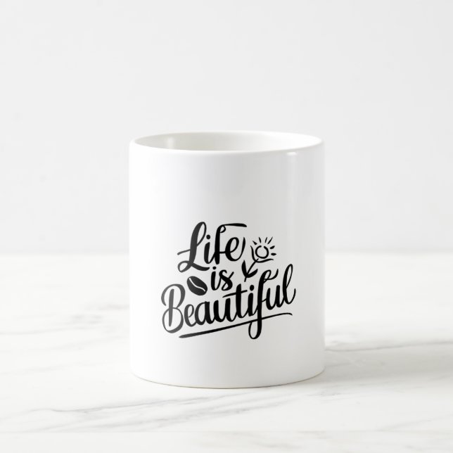 Mug La vie est belle (Centre)