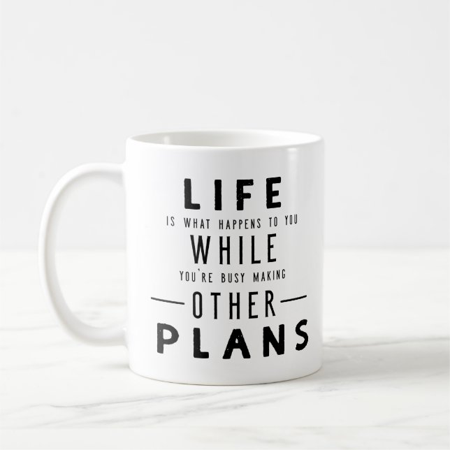 Mug La vie est ce qui se produit… (Gauche)