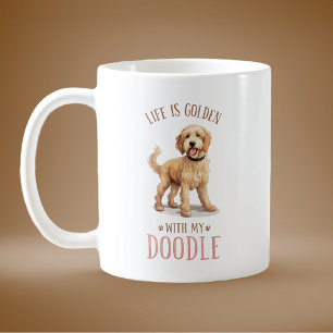 Mug La vie est dorée avec un Doodle