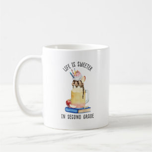 Mug La vie est douce en deuxième année Milkshake ensei