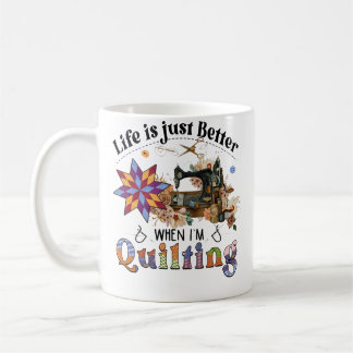 Mug La vie est juste meilleure quand je couds sur ma m