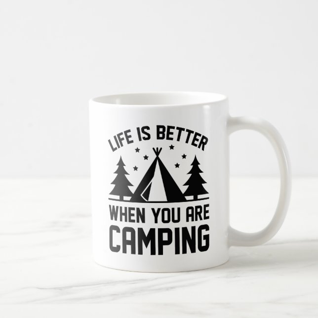 Mug La vie est meilleur Camping (Droite)