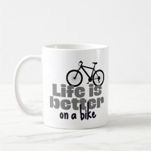 Mug La vie est meilleure à vélo