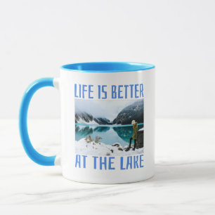Mug La vie est meilleure au lac