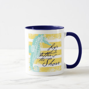 Mug La vie est meilleure au rivage