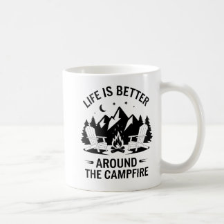Mug "La vie est meilleure autour du feu de camp