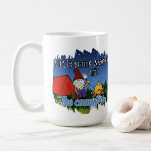 Mug La vie est meilleure autour du feu de camp
