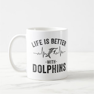Mug La vie est meilleure avec la ligne de rythme cool 
