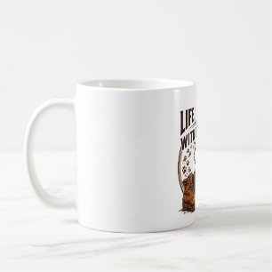 Mug La vie est meilleure avec les chiens