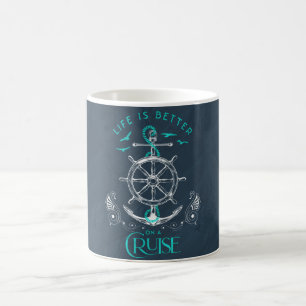 Mug La vie est meilleure en croisière