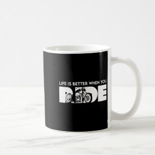Mug La Vie Est Meilleure Quand Vous Roulez À Vélo Drôl