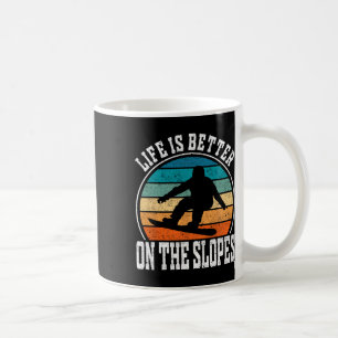 Mug La Vie Est Meilleure Sur Les Pistes - Snowboard