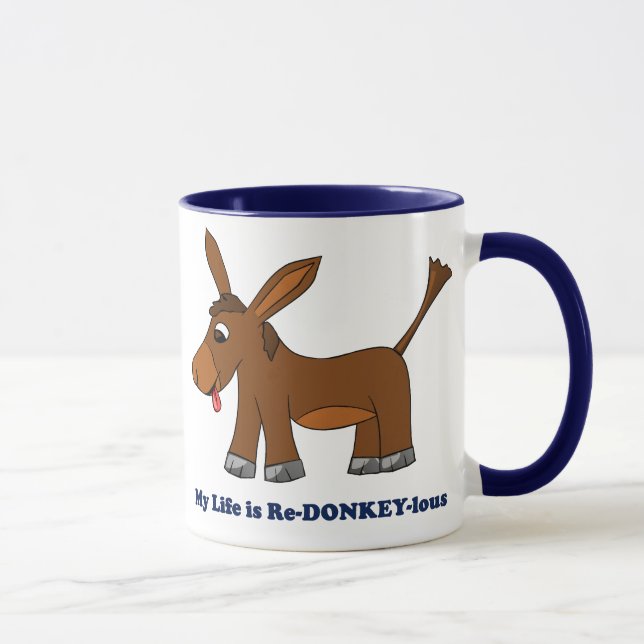 Mug La vie est ridicule (redonkulous à redonkeylous) (Droite)
